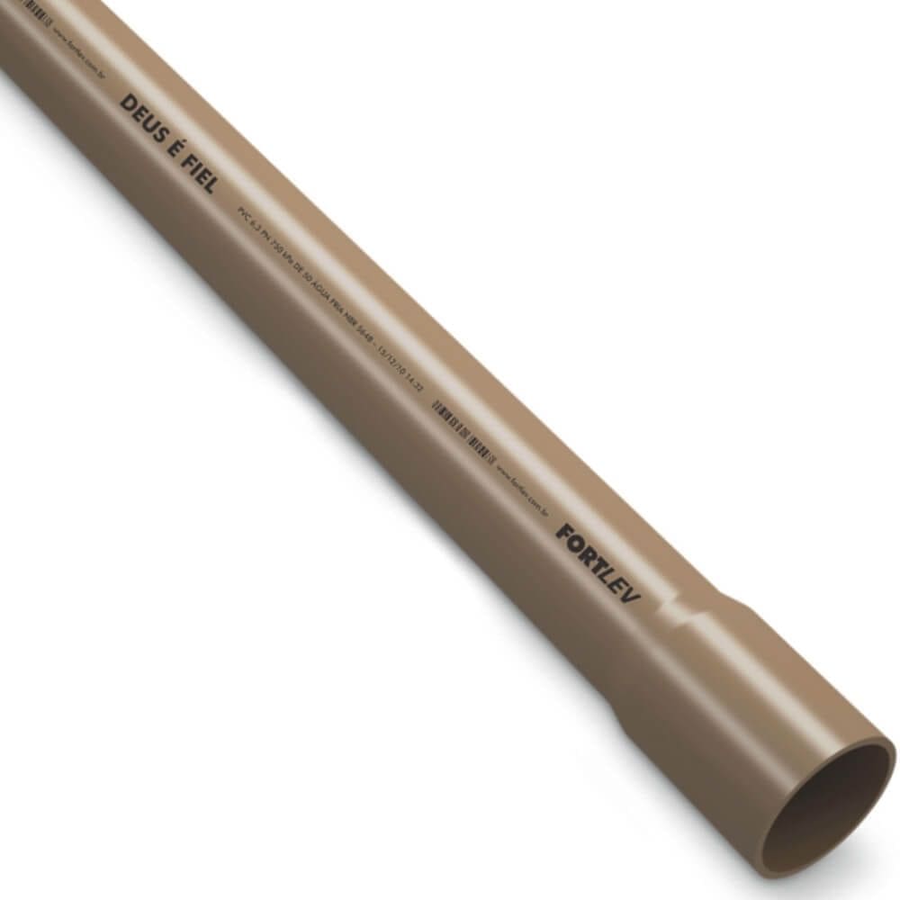 Tubo Soldável 2”” 60mm 6 Metros - 10000601 - FORTLEV