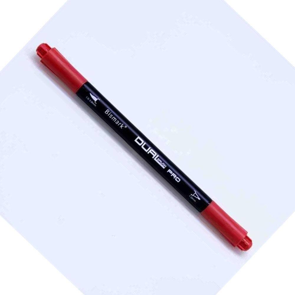 Caneta Marcador Dual Brush Pro Vermelho 835 Bismark