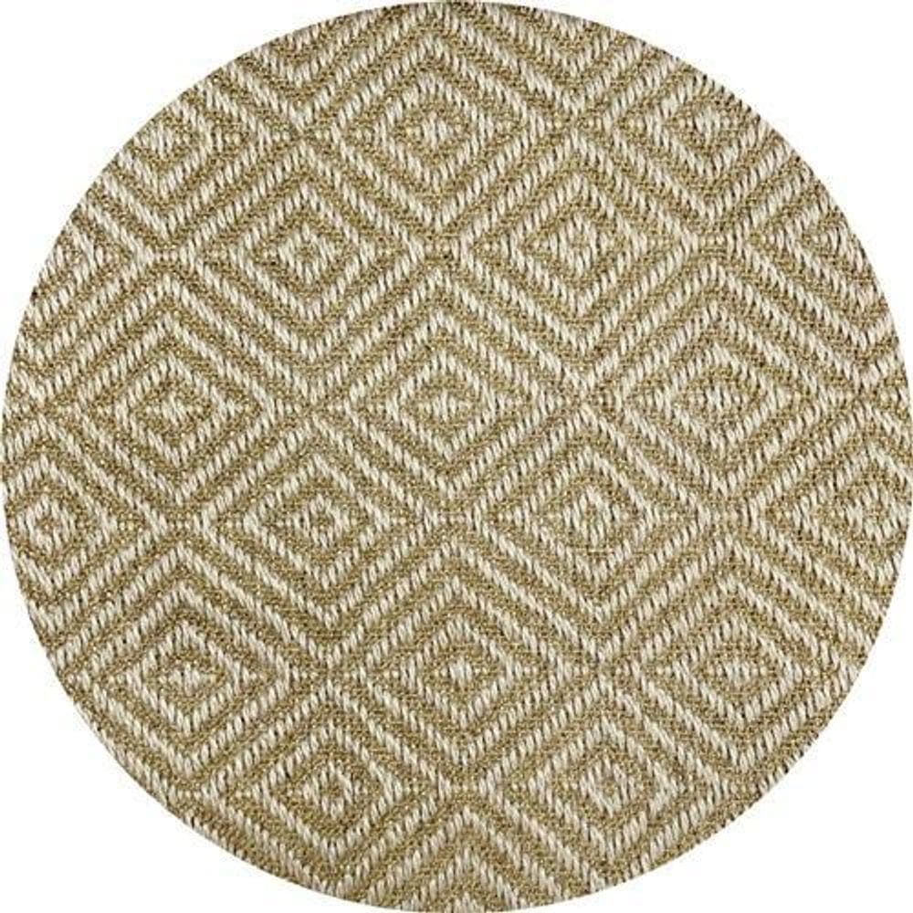Tapete Sisal 100 Redondo Diamante