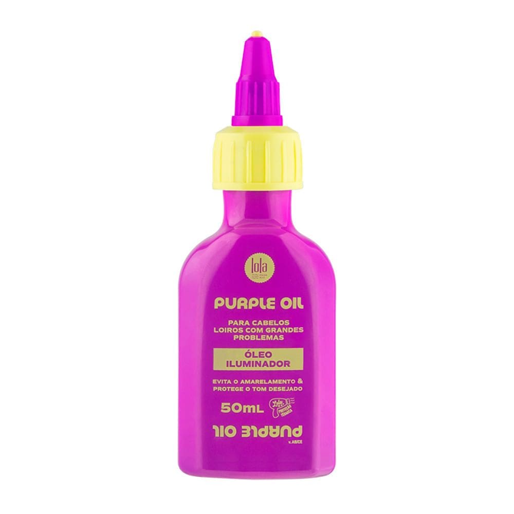 Óleo Iluminador Lola Purple Oil para Cabelos Loiros com Grandes Problemas 50ml