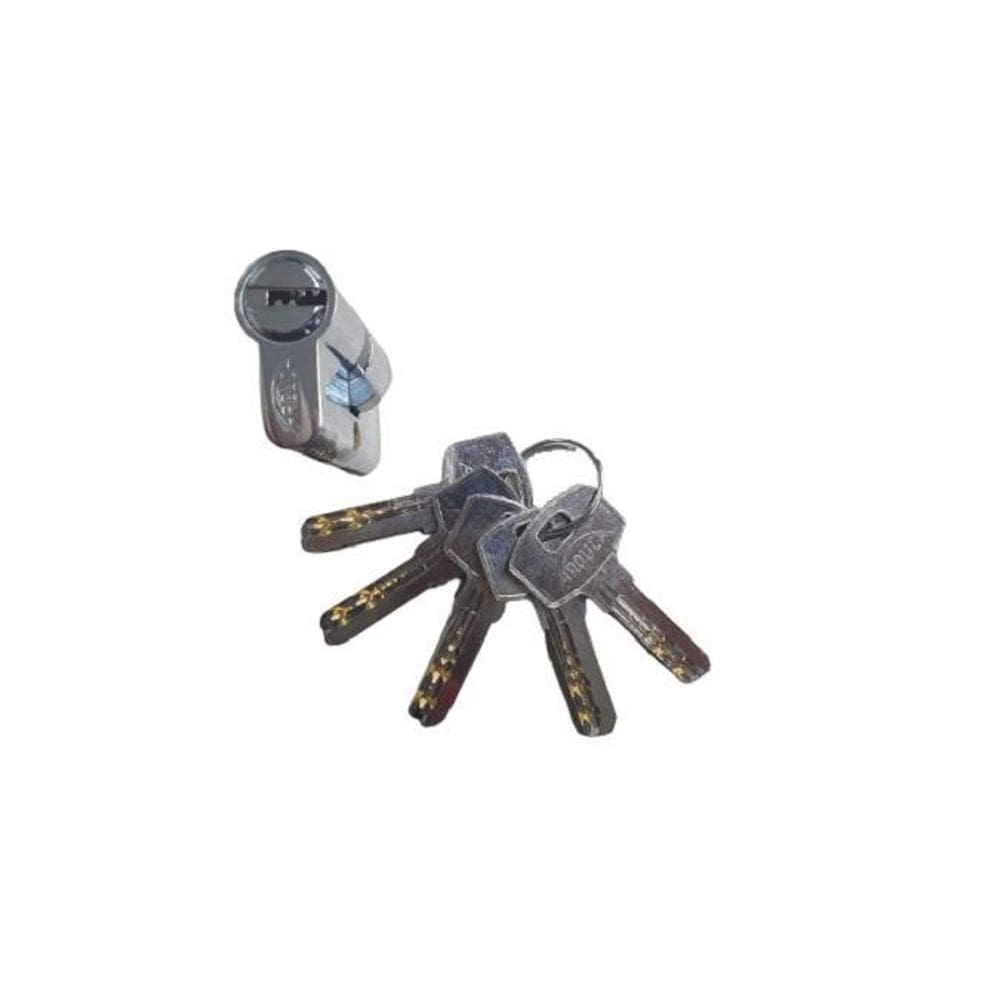 Fechadura Rolete Alta Segurança 4410 Inox Cilindro 06 Cm