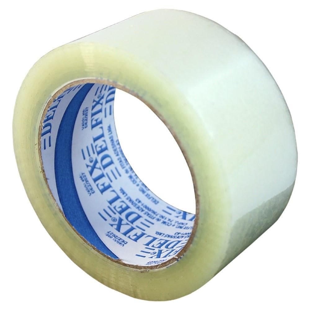 Fita De Empacotamento 48X100Mm Transparente Delfix
