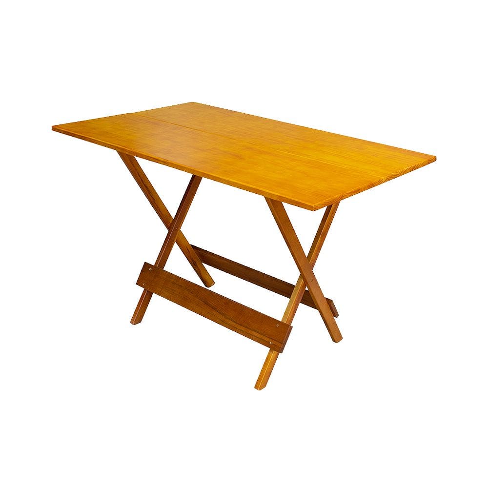 Mesa para Restaurante Dobrável de Madeira 1,20x70 - Natural