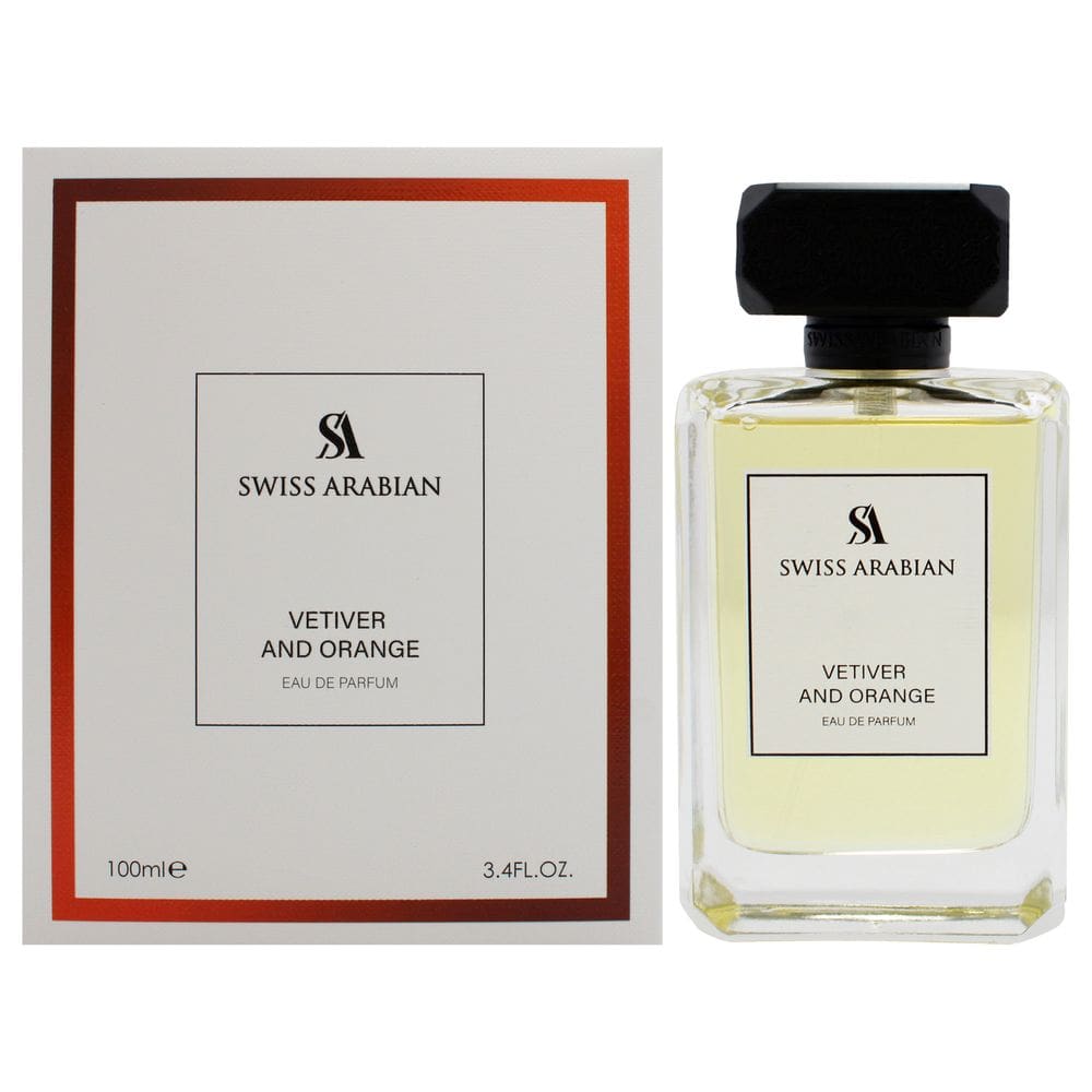 Perfume de vetiver e laranja da Arábia Suíça EDP 100mL para mulheres