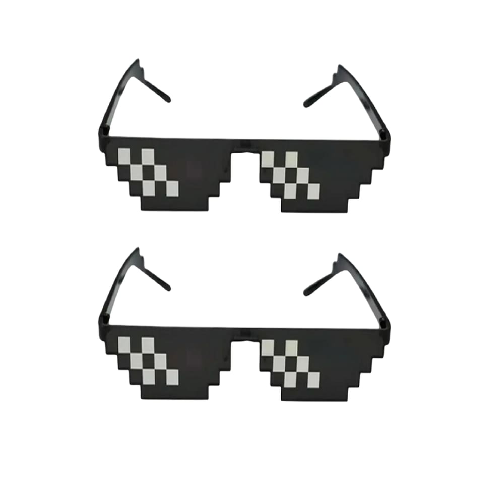 Kit Com 2 Óculos De Pixel Mito Have Baladas Debutantes Festas Eventos