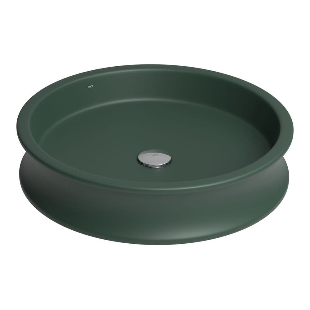 Cuba de Apoio Lavatório Redonda 43X45cm Kale Green - L.316.42