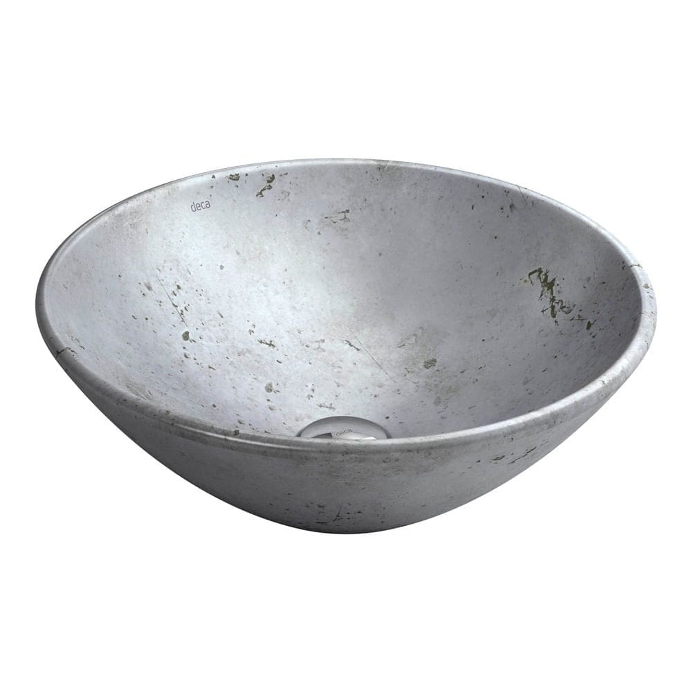 Cuba de Apoio Lavatório Redonda 40X40cm Grey Stone - L.55.93