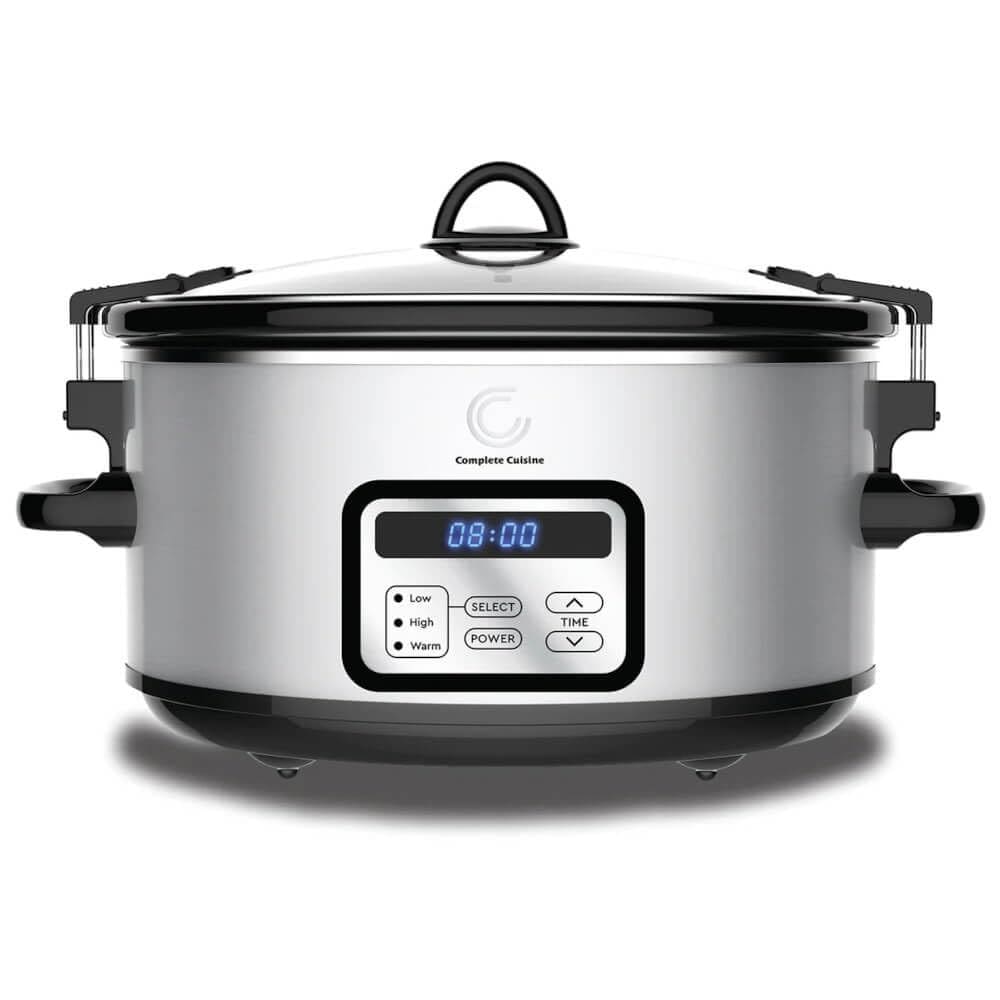 Fogão lento Complete Cuisine CC6300PGSS 5.7L em aço inoxidável