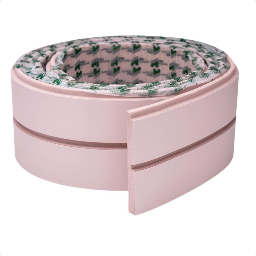 Painel Ripado Laminado De Eva Autocolante Rolo 10M Rosa