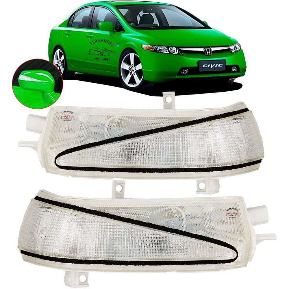 Par Pisca Seta Retrovisor Honda Civic 2009 10 2011