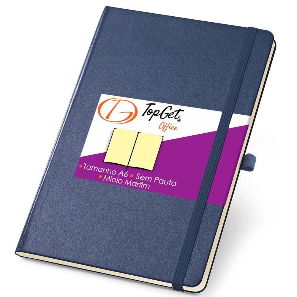 Caderneta 10X14Cm 80 Folhas Sem Pauta Cheer Topget - Azul