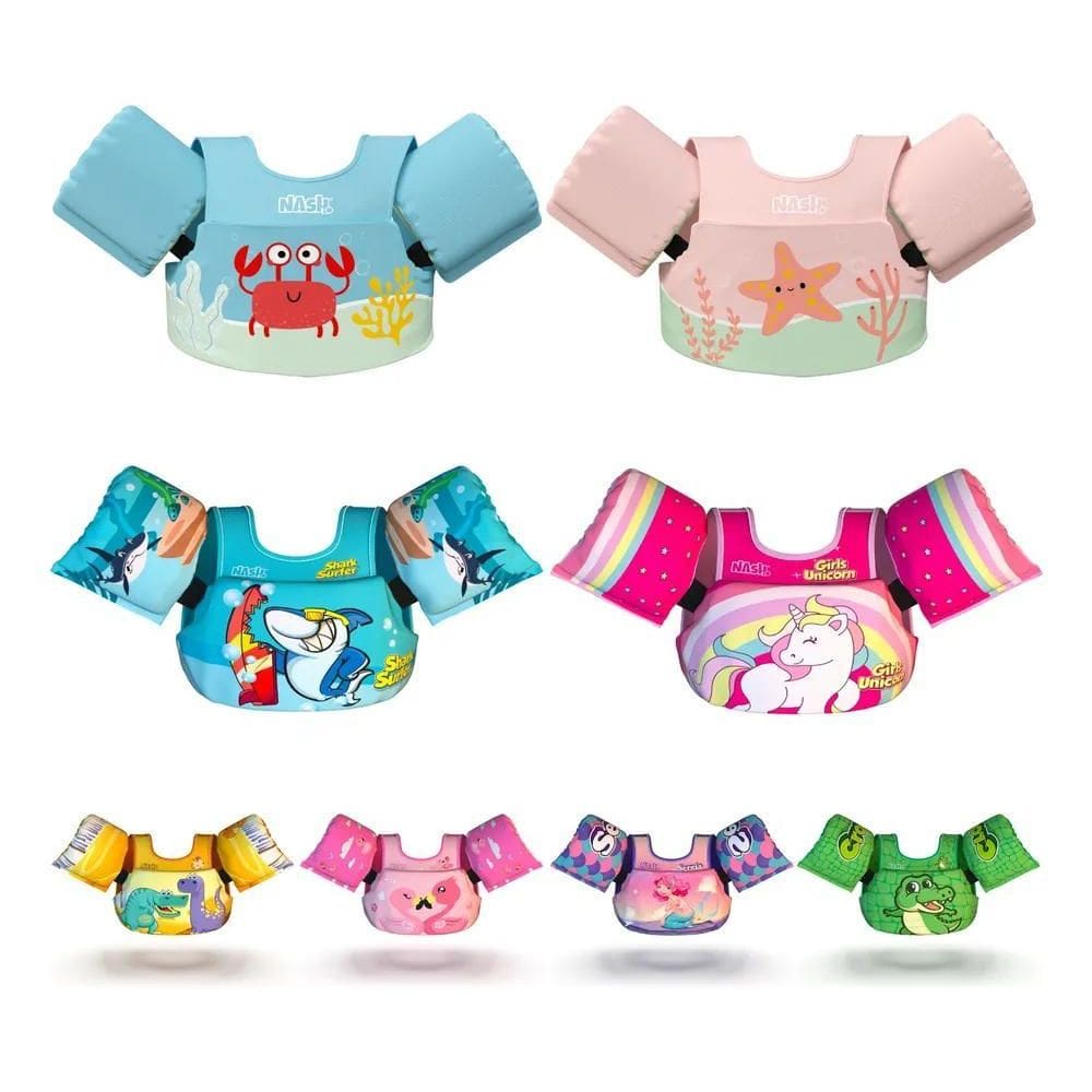 2X Boia Infantil Colete Salva Vidas Praia E Piscina Nash