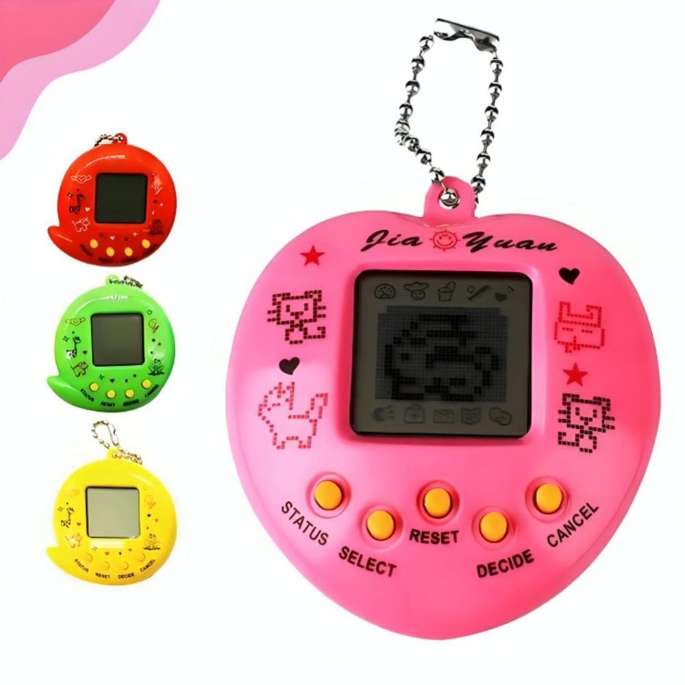 Tamagotchi Vermelho Virtual Brinquedo Retrô Game