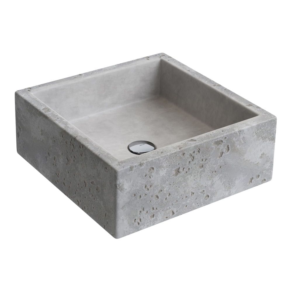 Cuba de Apoio Lavatório Quadrada 41X41cm Cimentícia - L.70.55