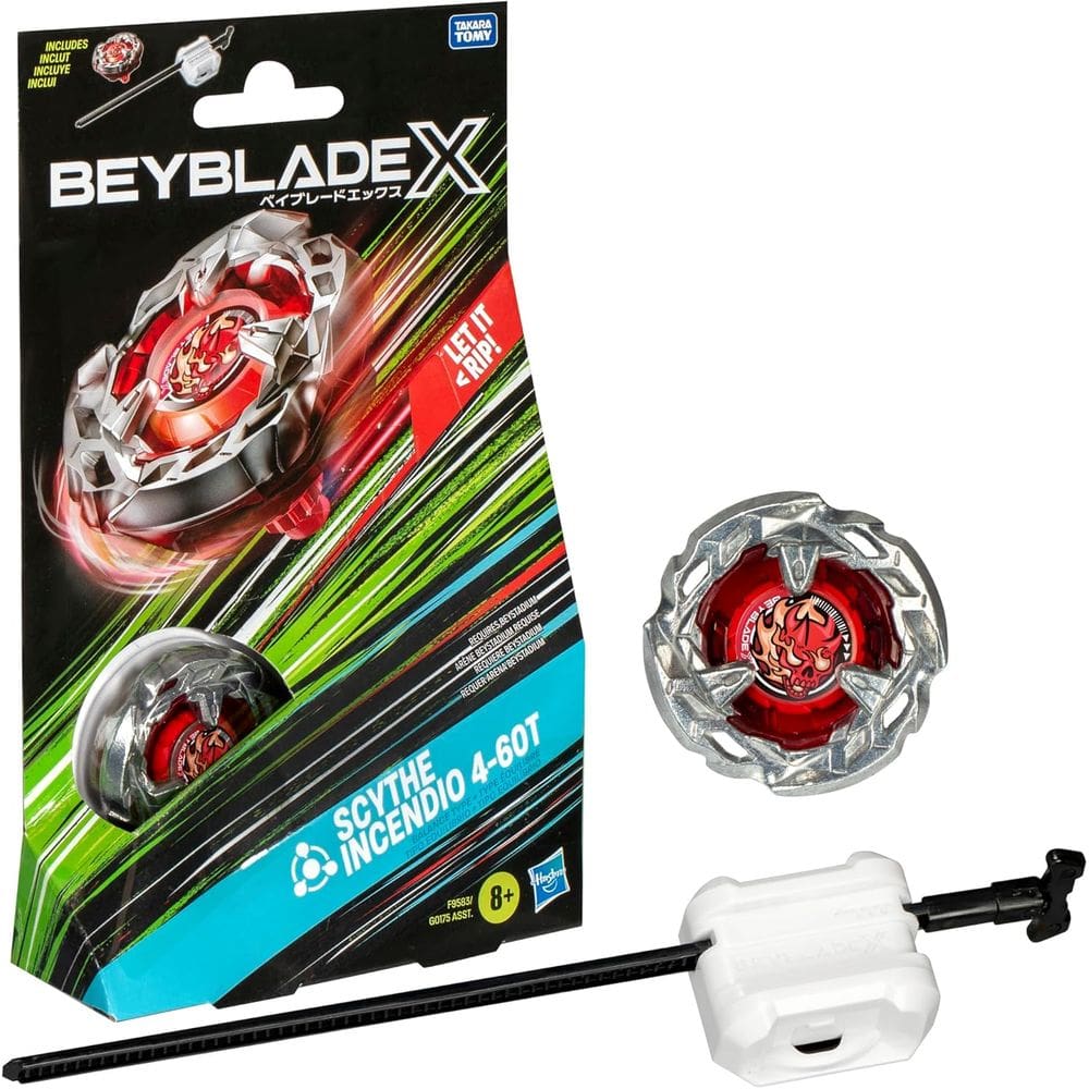 Beyblade Xtreme Scythe Incendio 4-60T Lançador Hasbro F9582