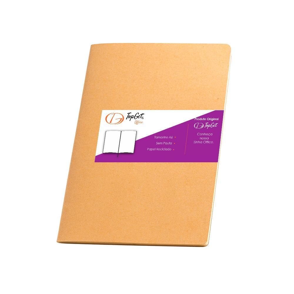 Caderneta 10X14Cm A6 40 Fls Sempauta Nantes Topget - Natural