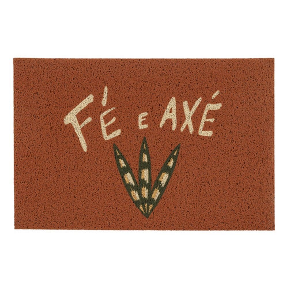 Tapete Retangular Terracota 40x60 Cm Antiderrapante