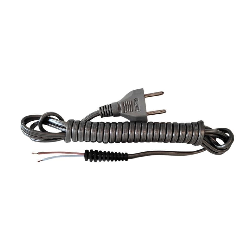 Cabo Com Luva Chapinha Taiff 2x0,75mm Cinza autêntico