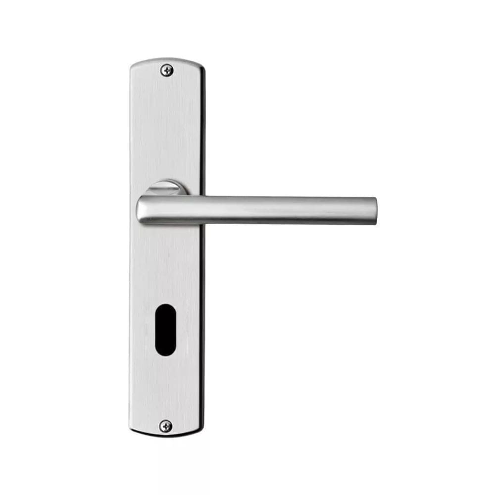 Fechadura Porta Interna 40mm Acetinada com Espelho - MZ180 - PAPAIZ