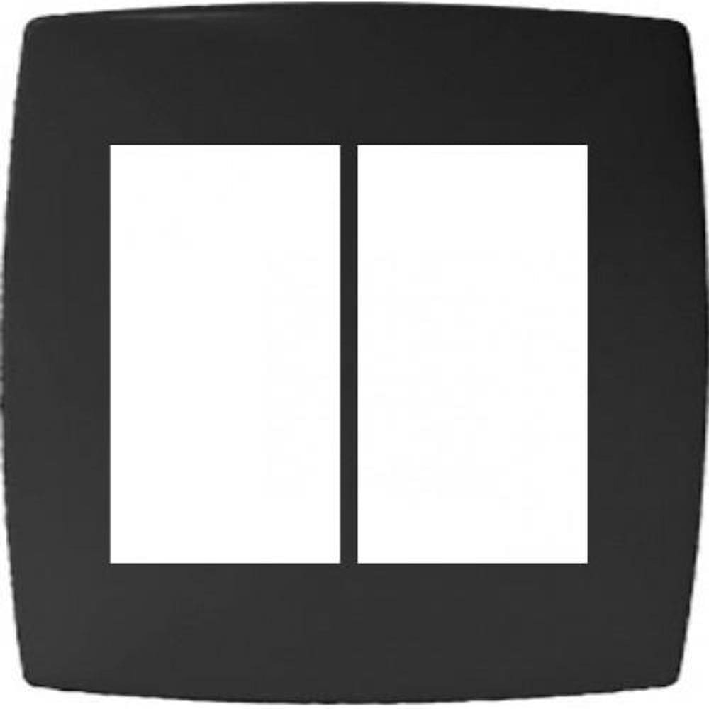 Placa Para 6 Módulos Suporte 4X4 Blux Home Grafite