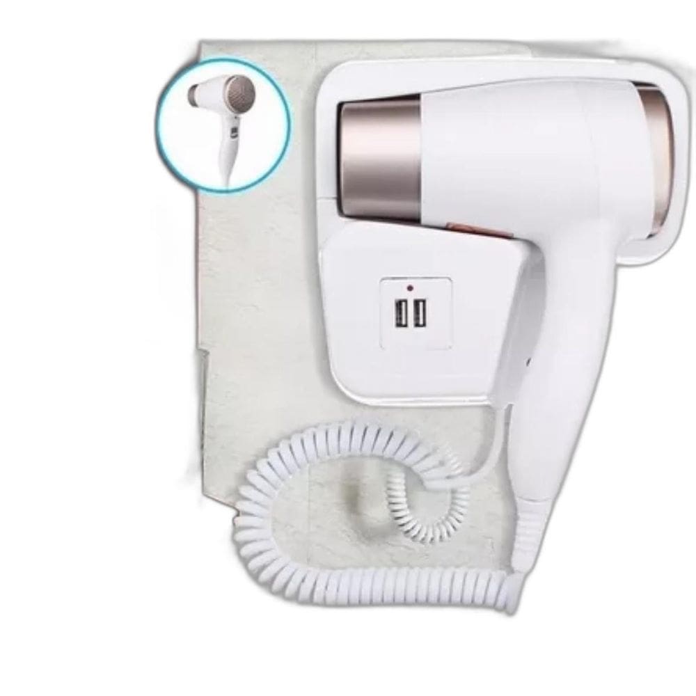 Portátil Secador De Cabelos Profissional 220V Compacto Hotel