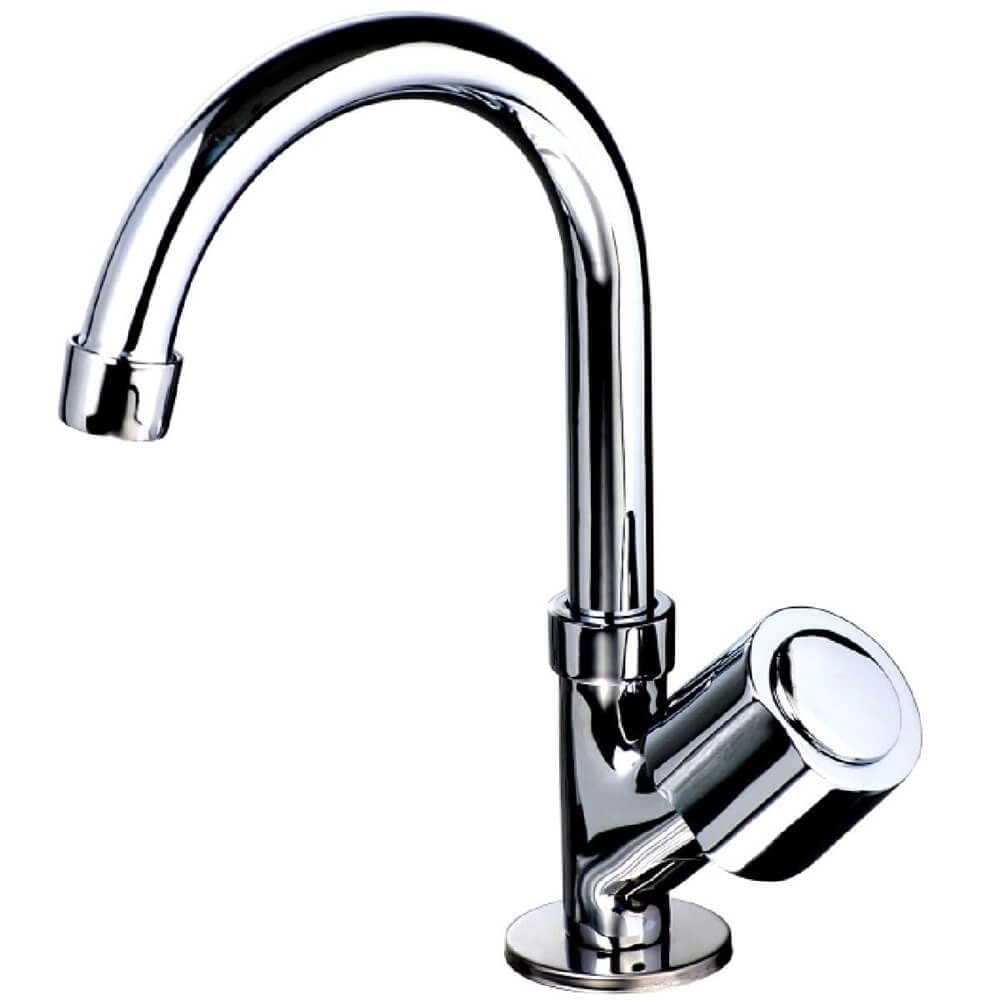 Torneira de Mesa Luxo Bica Móvel ABS 1/2”” para Lavatório C/40 1195 - 689 - STOC