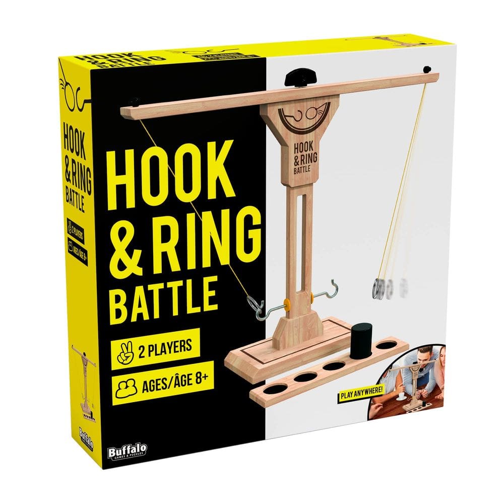 Jogo de mesa Buffalo Games Hook and Ring Battle para maiores de 8 anos