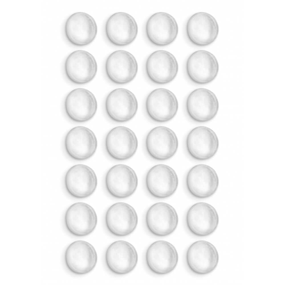 Protetores Anti-Impacto Transpararente com 28 Peças 8 x 8 mm - PR2141 - PINCEIS ATLAS