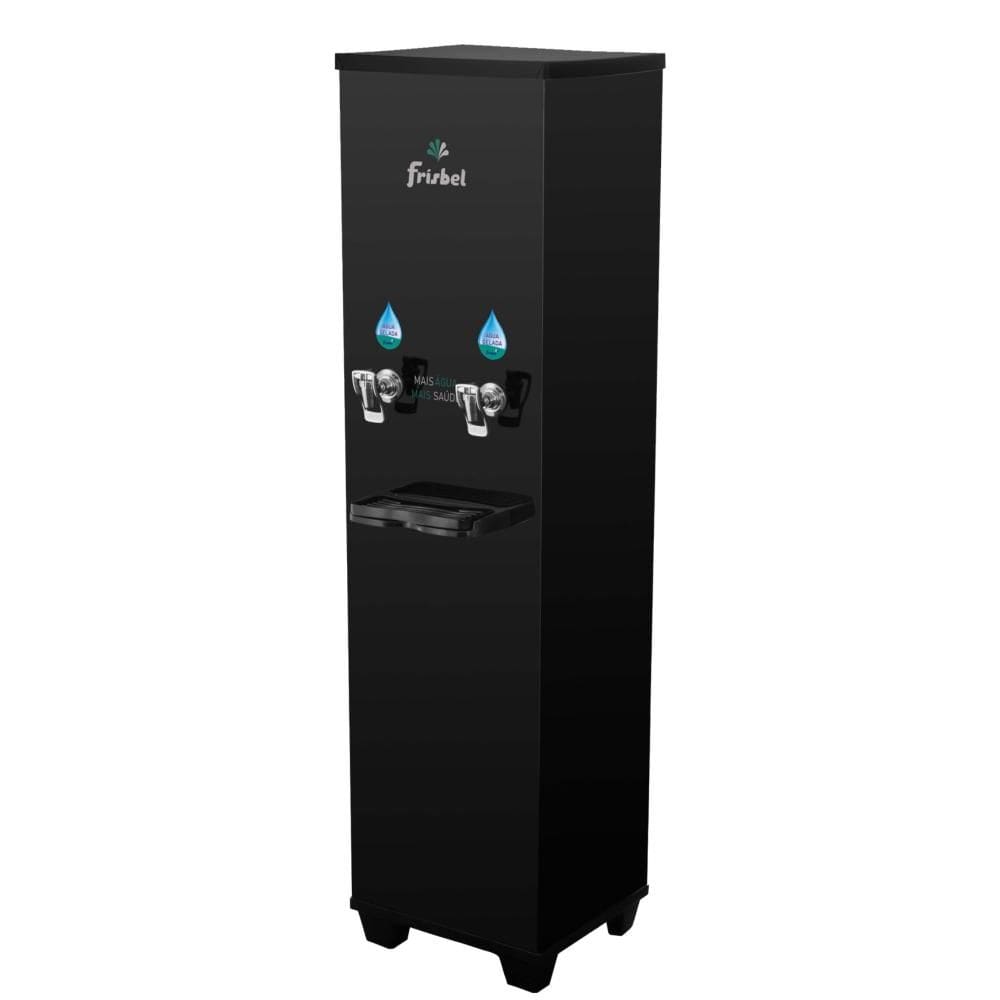 Purificador Coluna 25L 2 Torneiras Ra25 Office Black Com Filtro 127V - Frisbel
