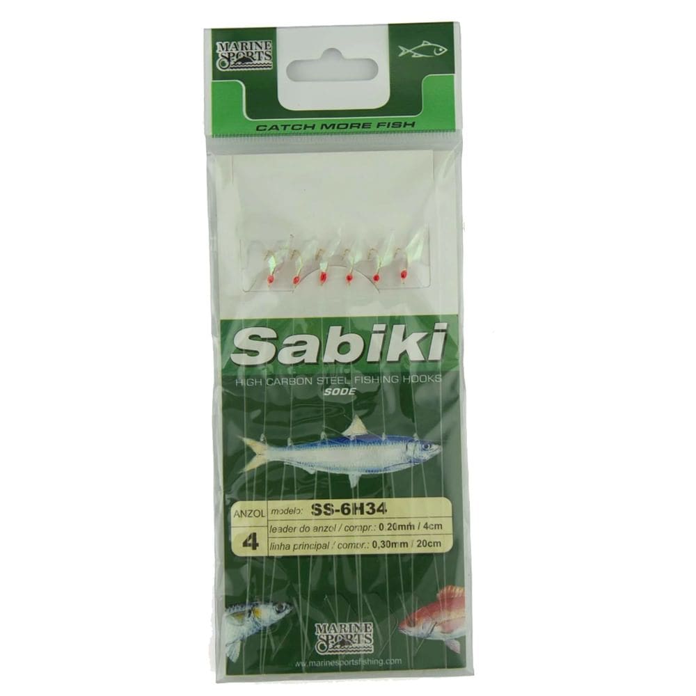 Isca Sabiki com 6 Anzol N°4 - 0009067 - ARTPESCA