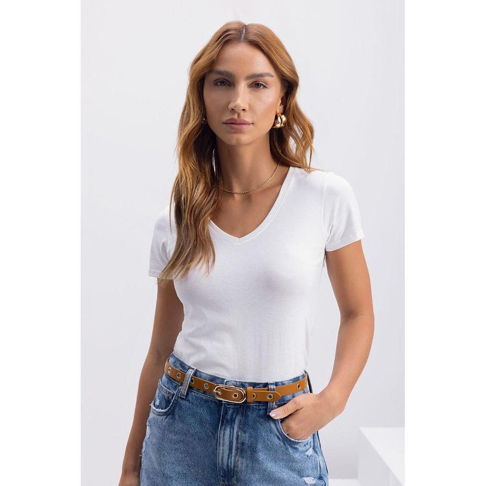 Blusa feminina em cotton Essendi - M