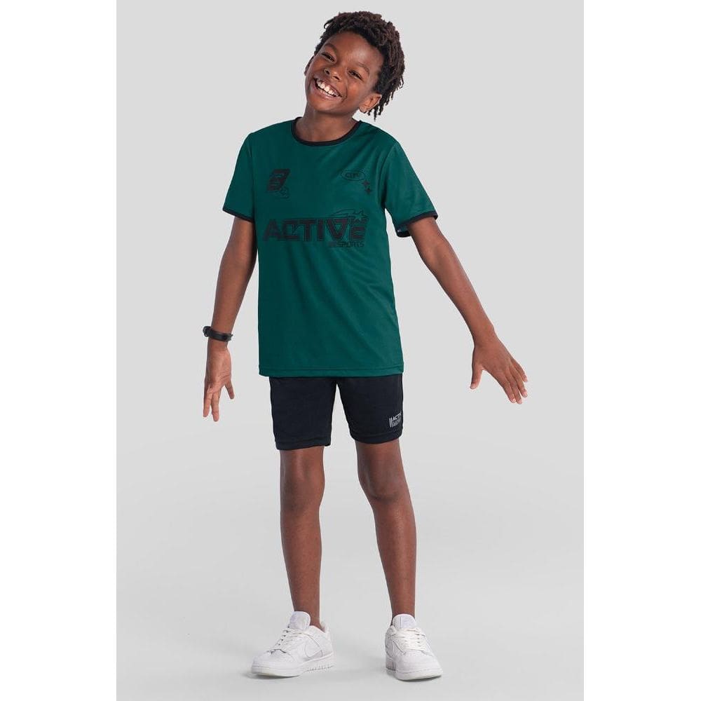 Bermuda infantil menino em dry sport Brandili Active