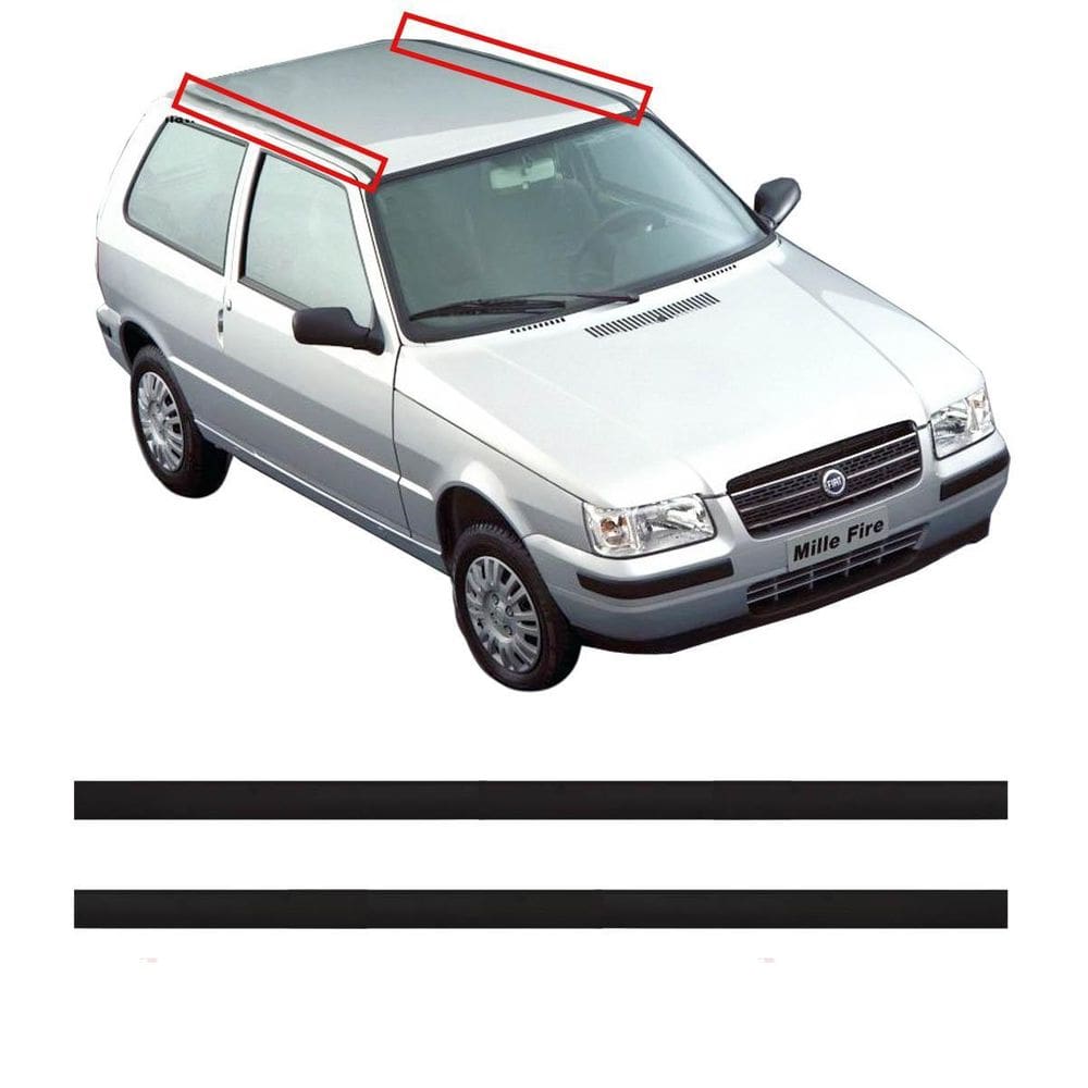 Friso De Teto Fiat Novo Uno 2004 A 2009 2 E 4 Portas 3062A
