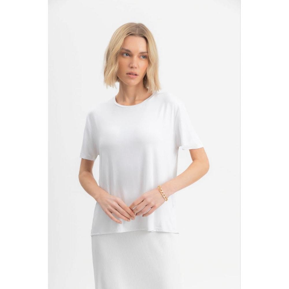 Blusa feminina em malha viscose Essendi - G