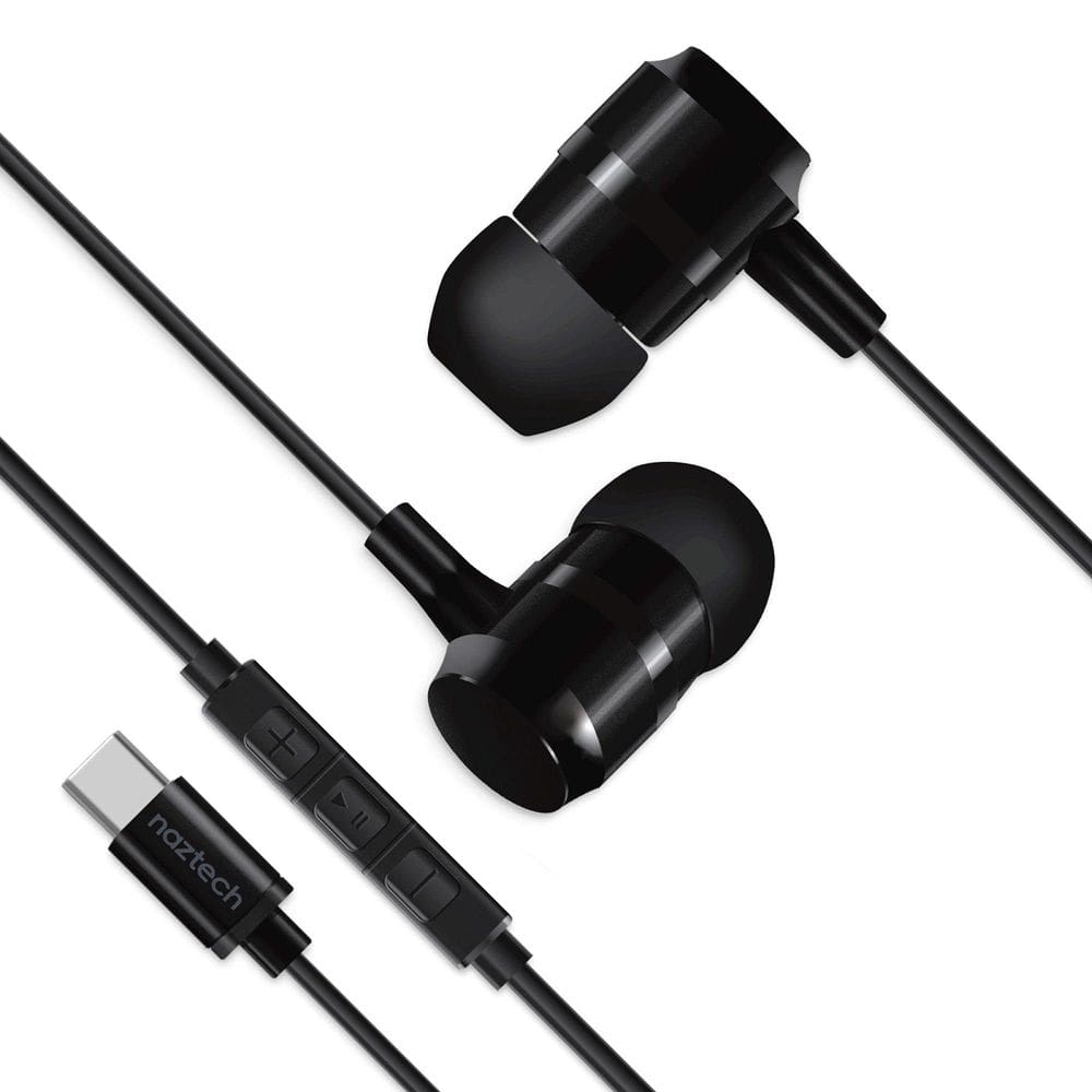 Fones de ouvido USB-C Fones de ouvido Naztech Type C com cancelamento de ruído