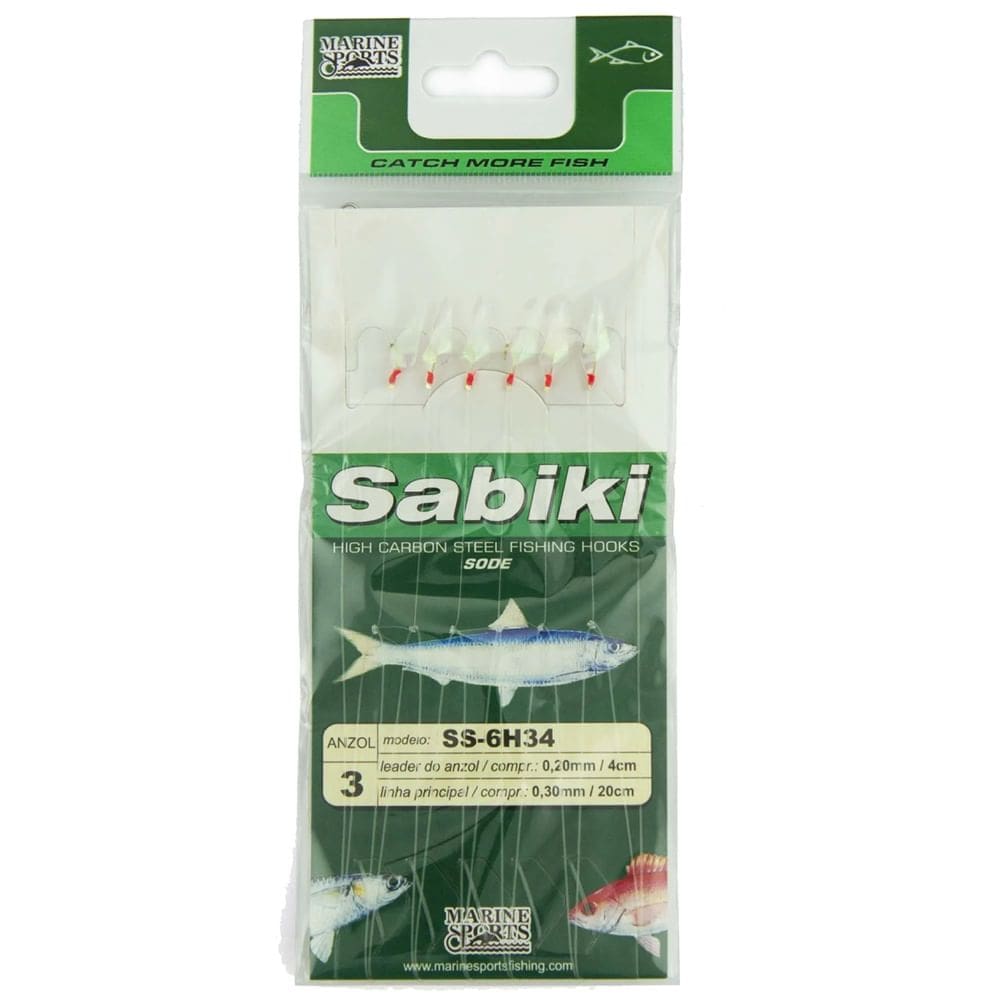 Isca Sabiki com 6 Anzol N°3 - 0009066 - ARTPESCA