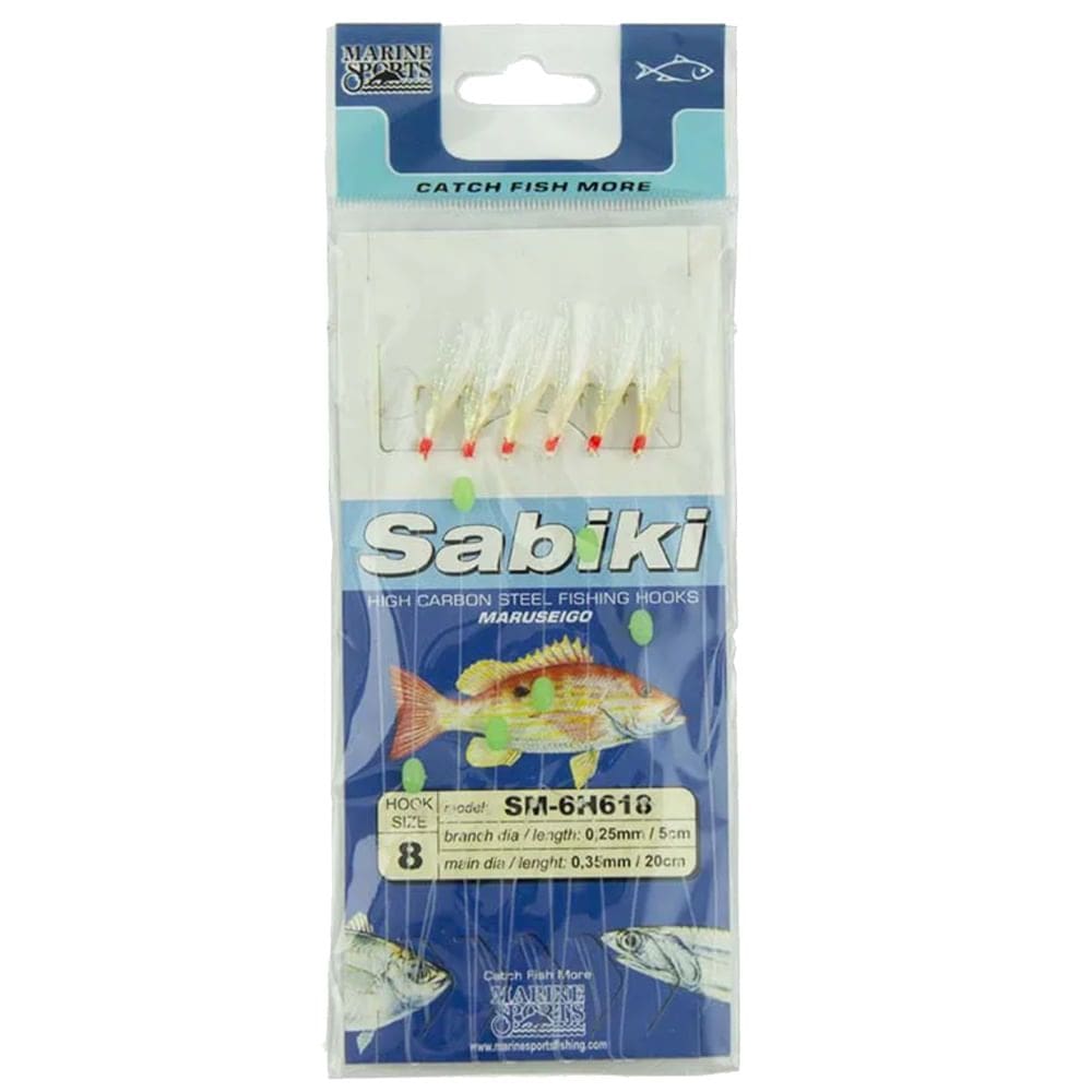 Isca Sabiki com 6 Anzol N°8 - 0009062 - ARTPESCA
