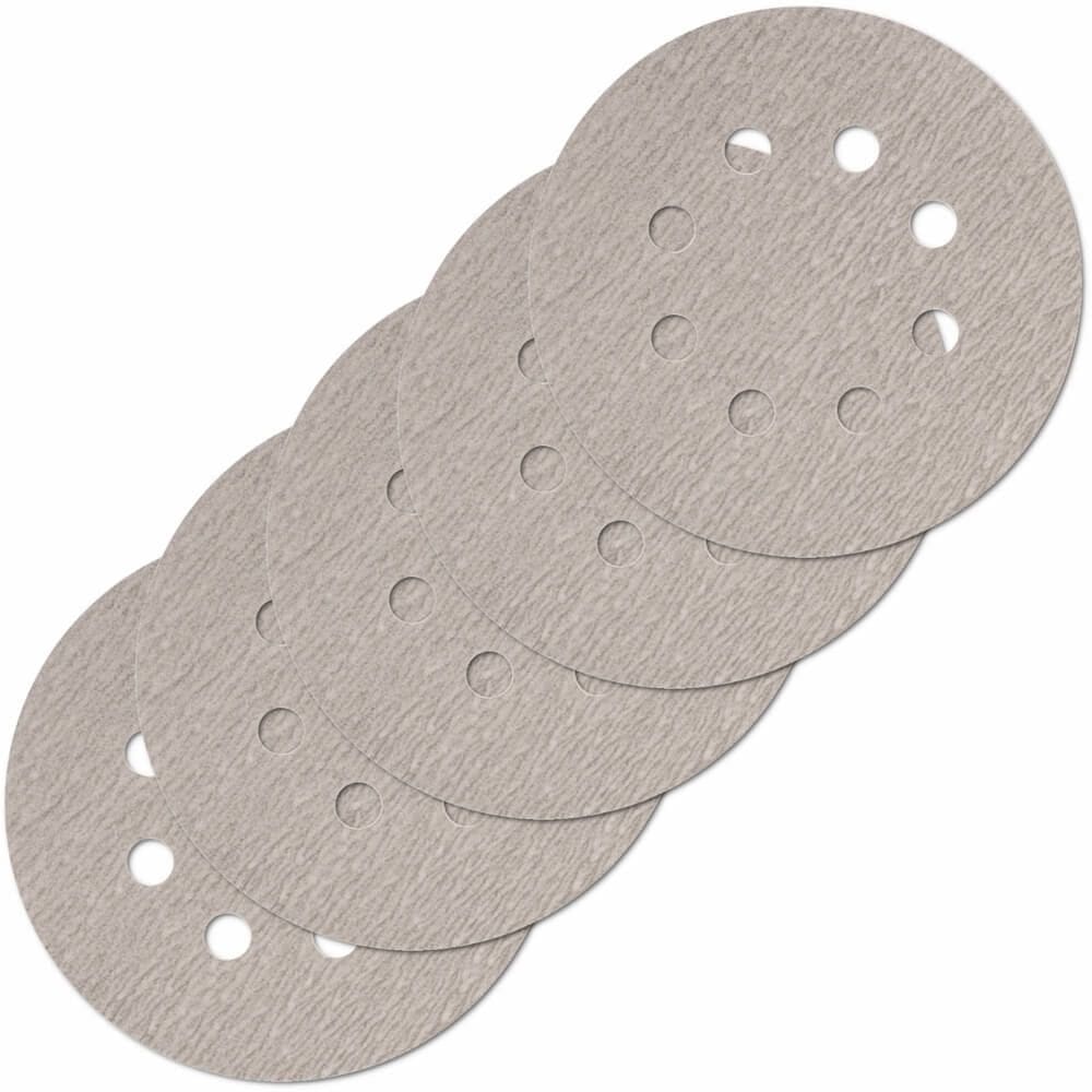 Disco de Lixa com Pluma A219 Grão 150 127mm 5 Unidades - 5539544841 - NORTON