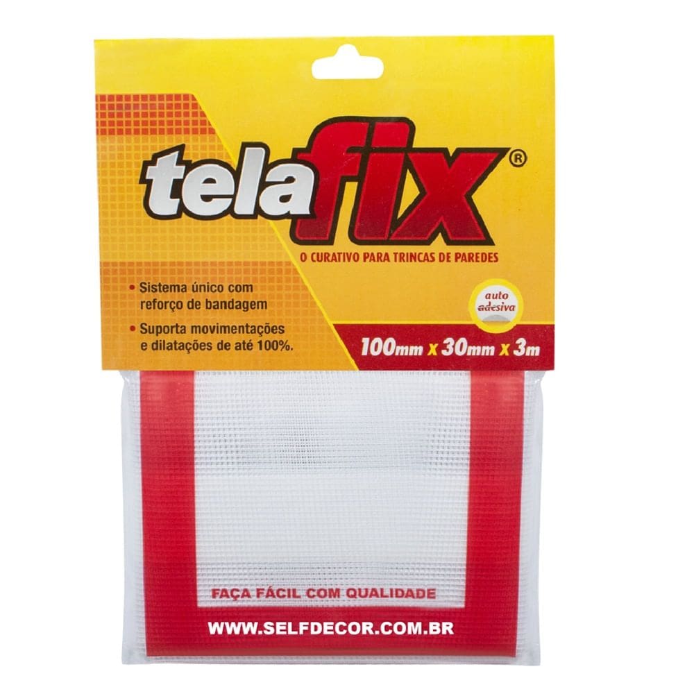 Tela Fix 100cm x 30cm x 03mm - 7896068000297 - SELFDECOR