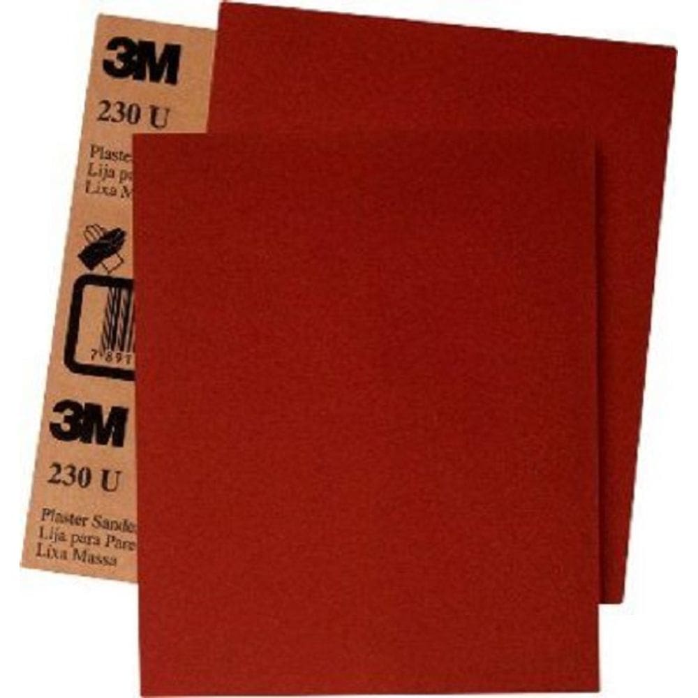 Folha Lixa 230U Massa Madeira P80 255x275 50 Folhas