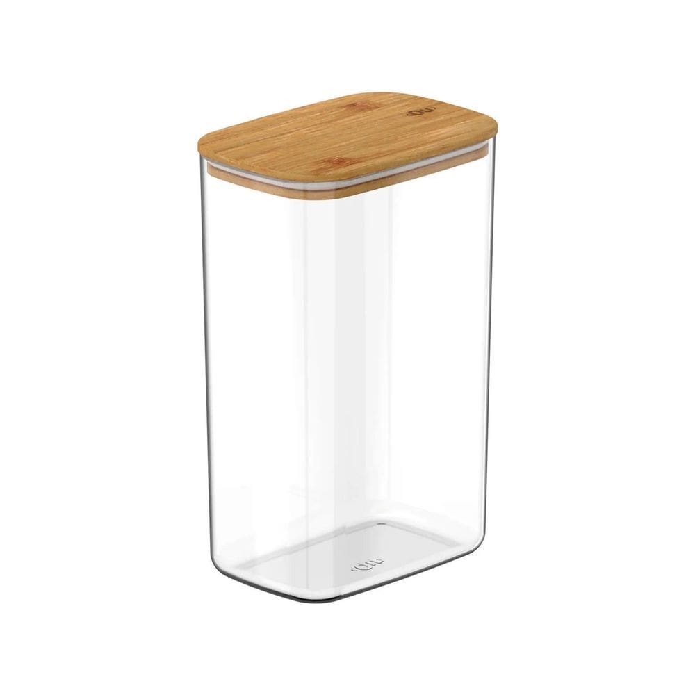 Pote Hermético Tampa De Bambu Natural 2,3L
