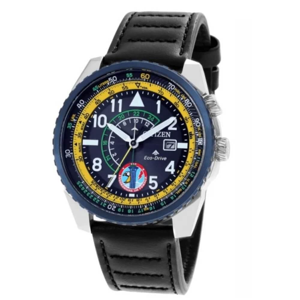Relógio Citizen Masculino Eco-Drive Esquadrilha da Fumaça BJ7139-10E - TZ31721Y.