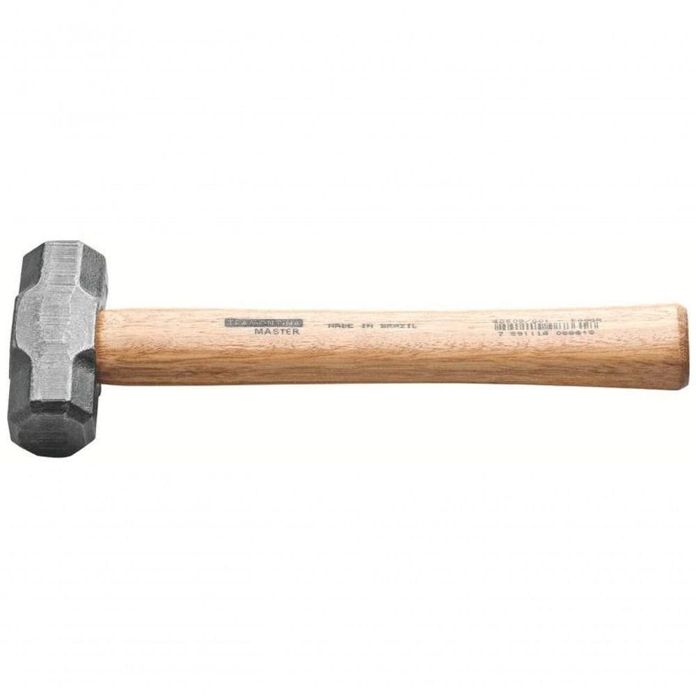 Marreta Oitavada Tramontina Master Basic 3000g Com Cabo De Madeira