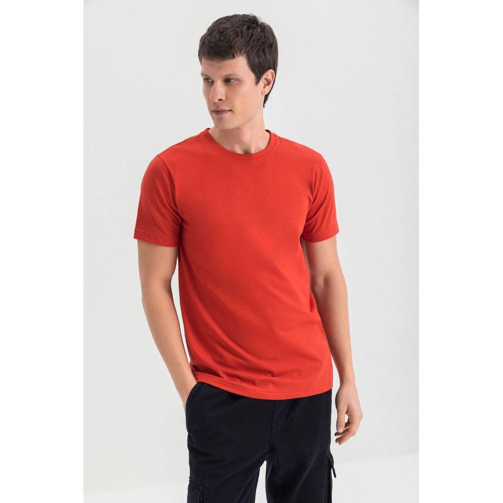 Camiseta masculina em meia malha Essendi - P