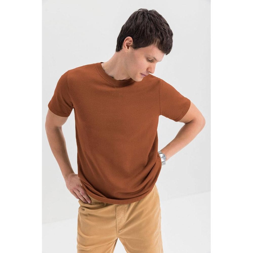 Camiseta masculina em malha Essendi P