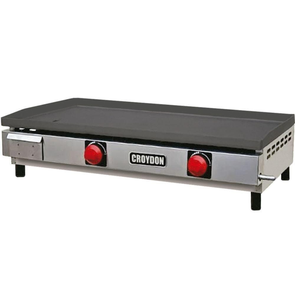 Chapa A Gás Queimador Gaveta Cfg800 Inox Croydon