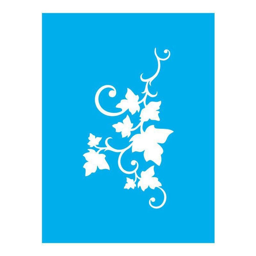 Stencil Tamako Folhas - 15X20Cm - Ref 8801