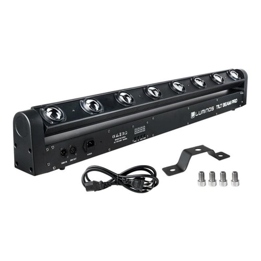 Ribalta Moving Beam Movimento Tilt 8 Leds Rgbw Quadri-Led