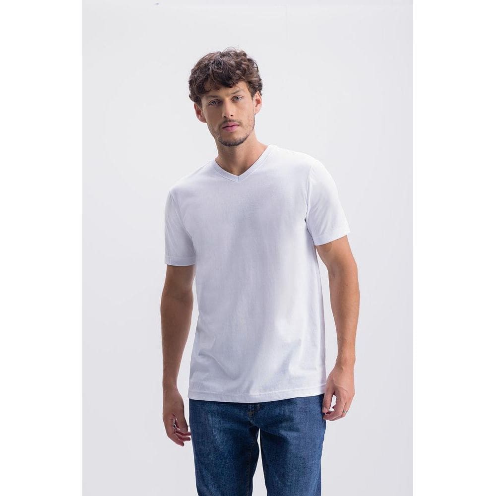 Camiseta masculina em meia malha Essendi - M