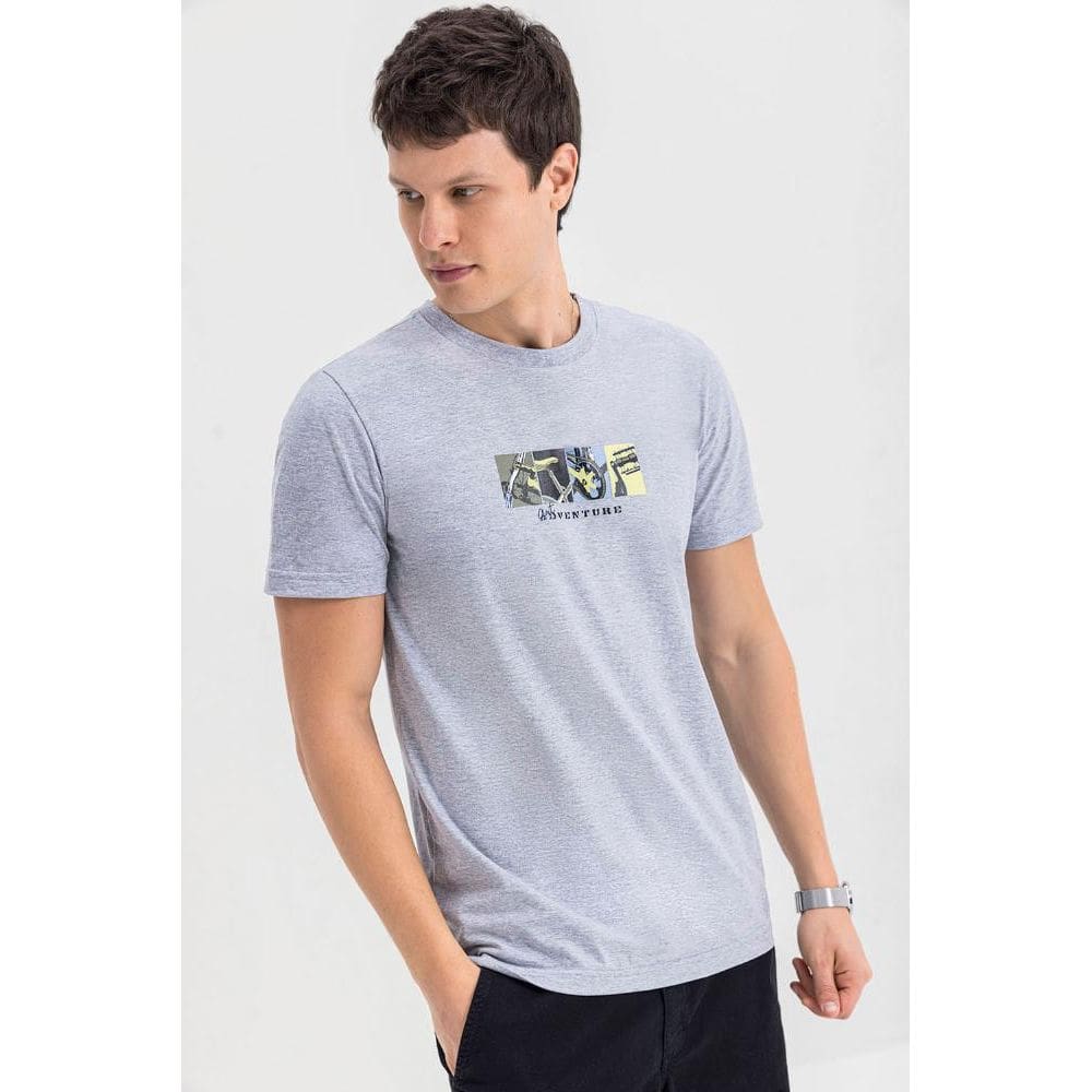 Camiseta masculina em malha Essendi P